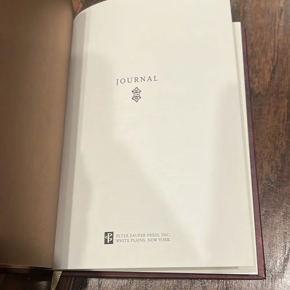 CLASSIQUE JOURNAL (DIARY, ANTIQUE NOTEBOOK) By Peter Pauper Press Mint Condition